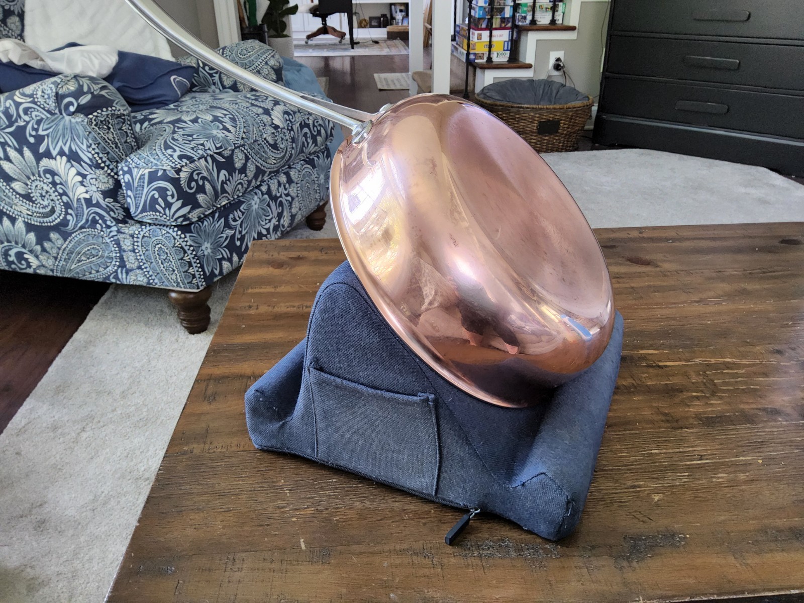 Martha Stewart Everday Cookware Copper Clad Sauté Frying Pan 9.5”