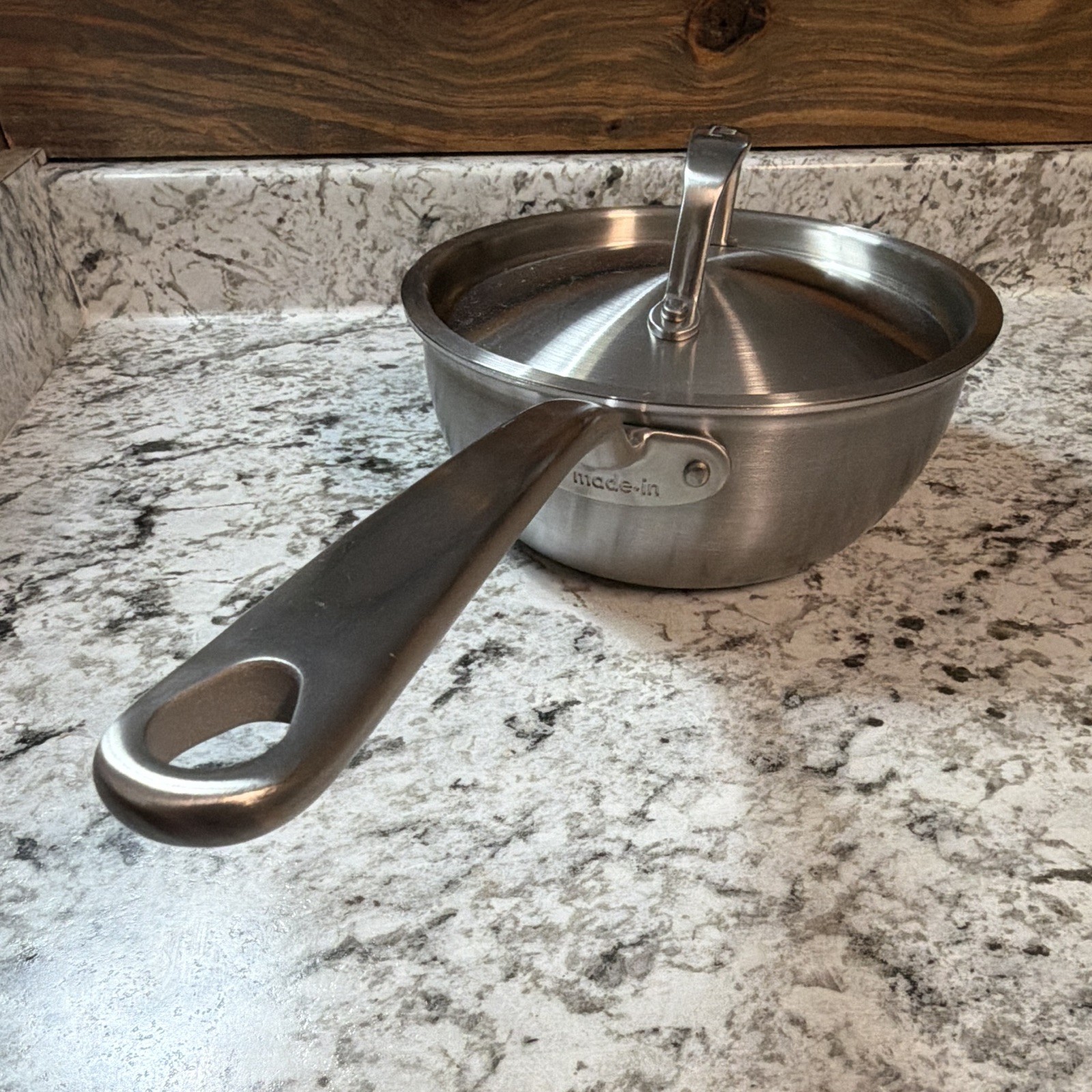 Made In | Stainless Clad 2 qt Stainless Steel Saucier | Ind/Ele/Gas w/ Lid