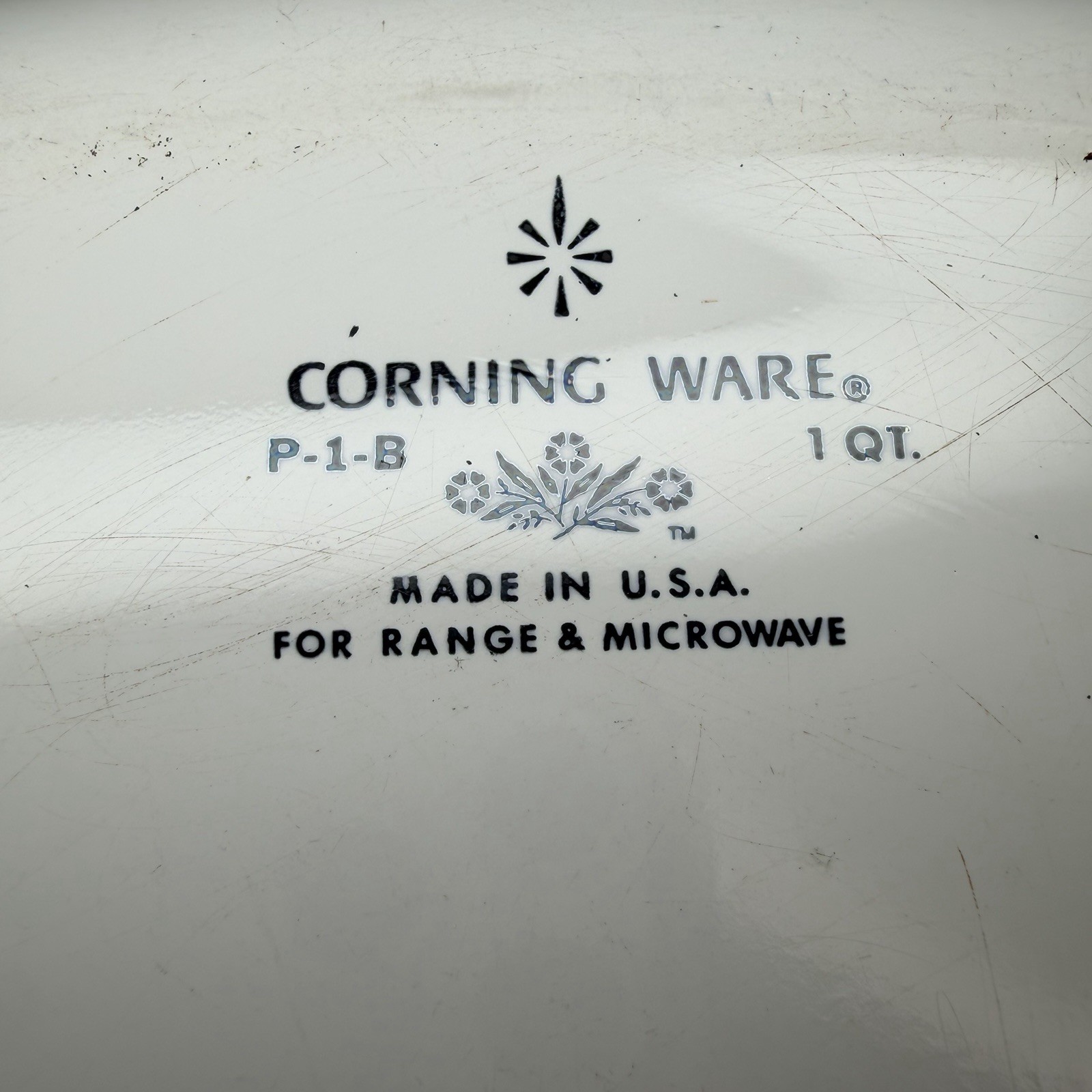 CORNING WARE Cornflower Blue 7 Pc Casserole & Skillet Set Made in USA Vintage ✅