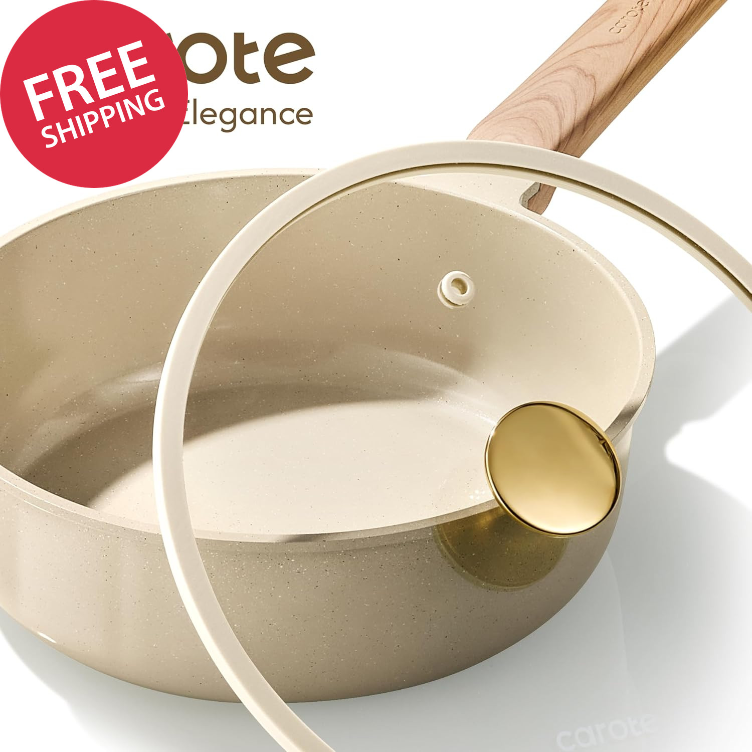 14 Pcs Pots and Pans Set Non Stick Ceramic Cookware Set Non-Toxic Kitchen