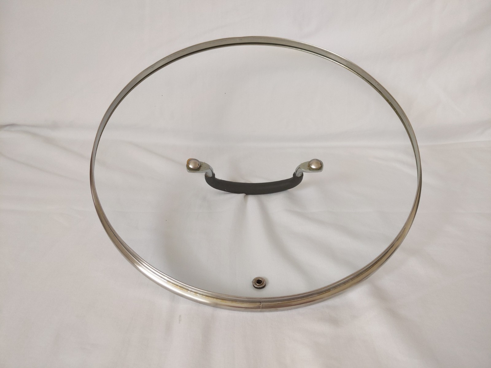 Glass Pot Pan Saucepan Lid Replacement Round Rim: 11.5 in Large Cookware Glass