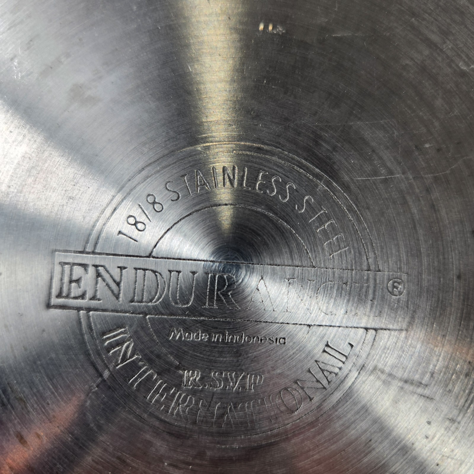 Vtg RSVP International Stainless Steel 8 qt Stockpot Strainer Insert Vented Lid