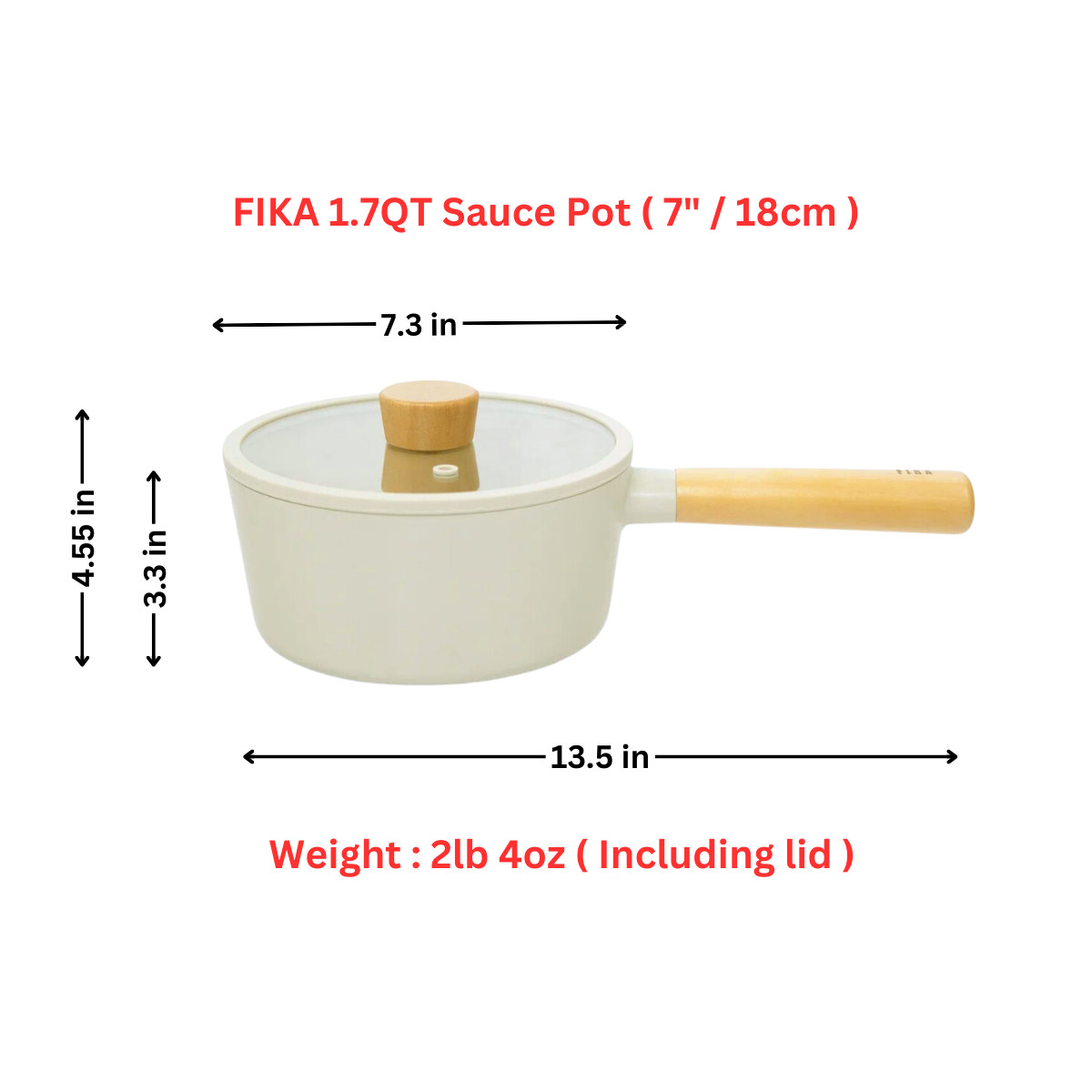 NEOFLAM FIKA Nonstick 9 pcs Kitchen Cookware Set, Stock Pots with Lids and Pans
