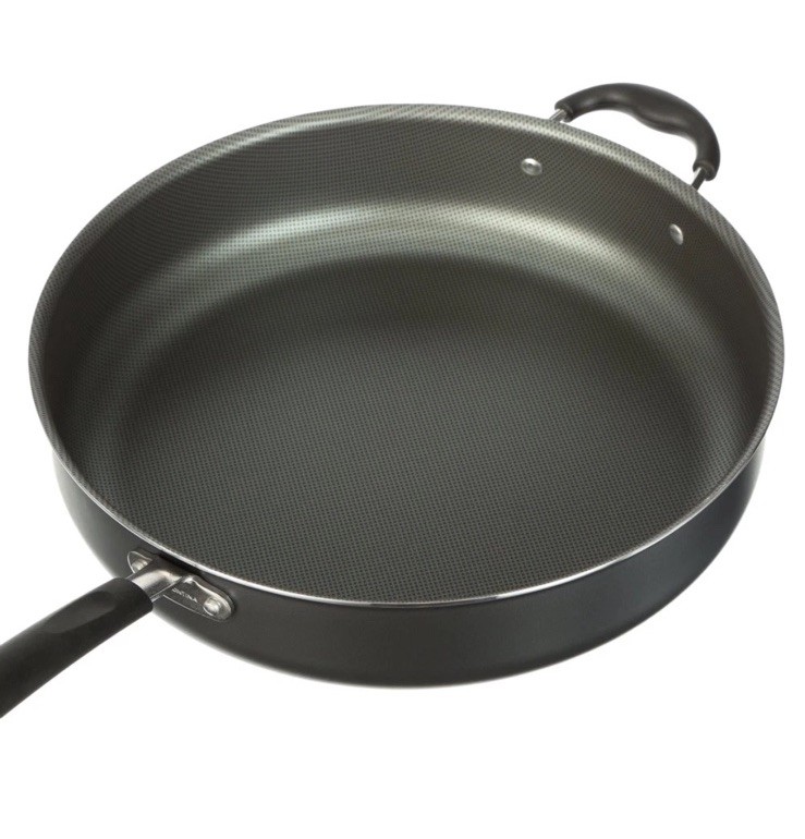 Tramontina 5 Quart 4.7L Non-Stick Covered Heat Resistant Jumbo Cooker Tempered