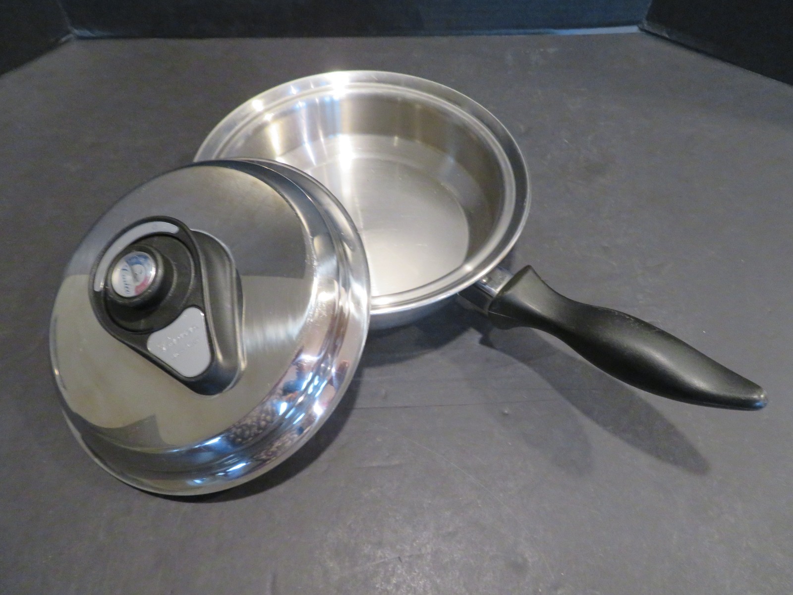 Carico Ultra Tech Saucepan & Lid Stainless Steel 1.5 QT Made In USA