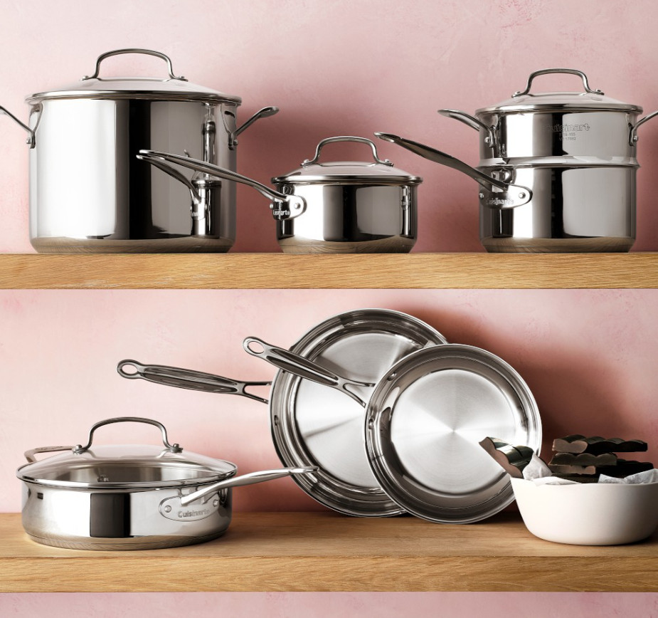 Cuisinart Chef’s Classic Stainless Steel 11-Piece Cookware Set