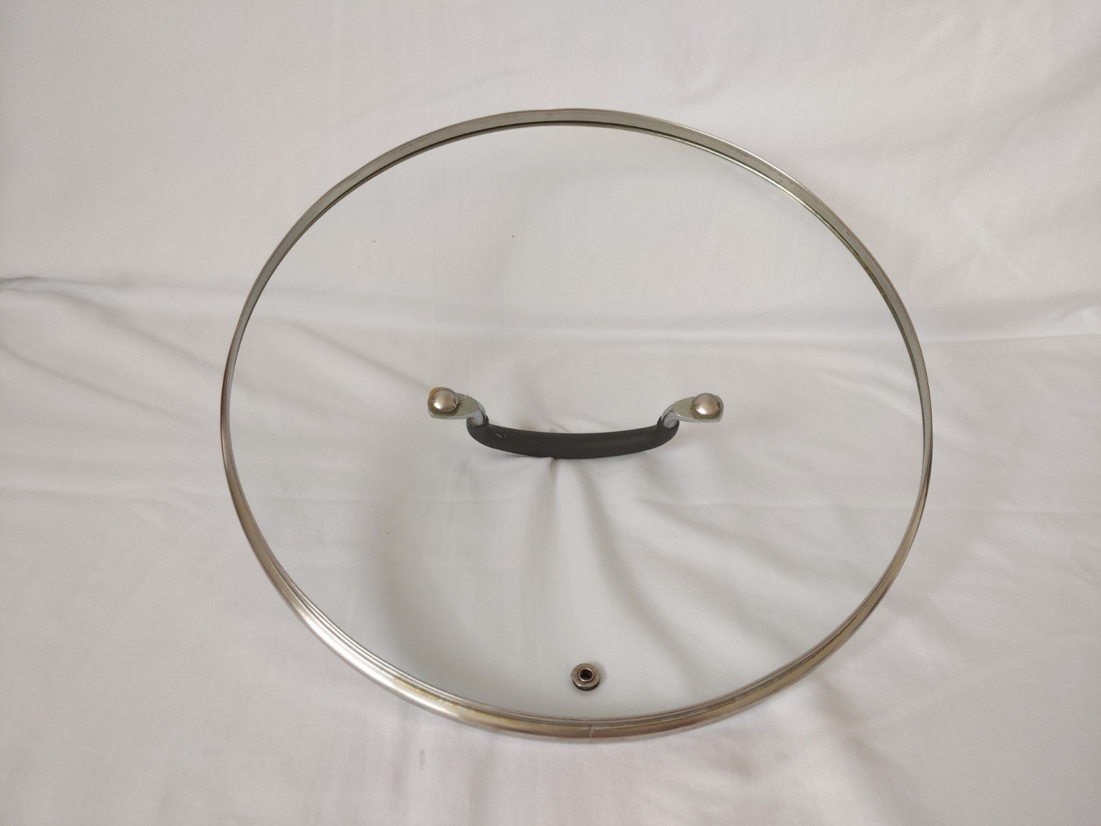 Glass Pot Pan Saucepan Lid Replacement Round Rim: 11.5 in Large Cookware Glass