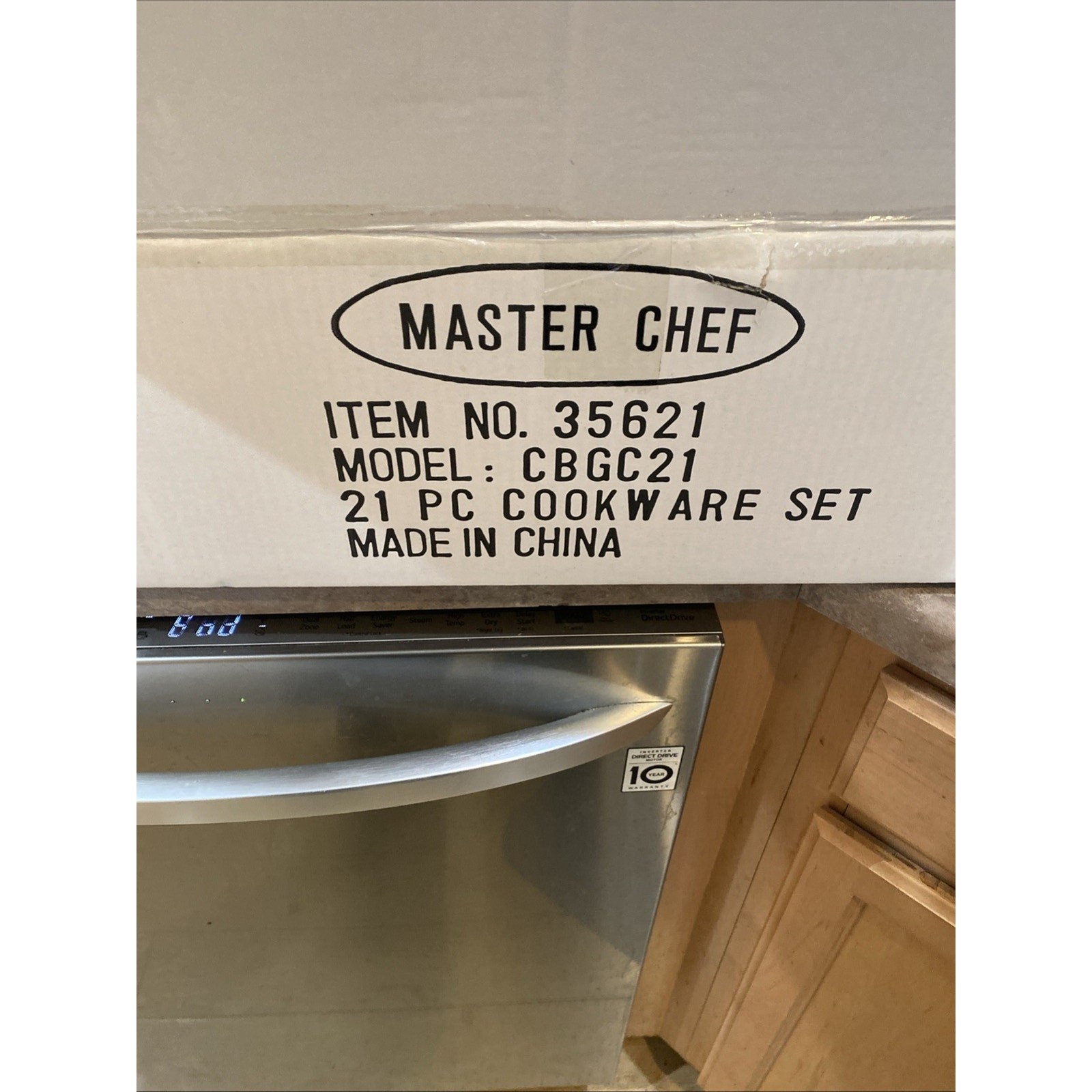 Vintage Master Chef 21 Pc Cookware Set Model # Cbgc21 New