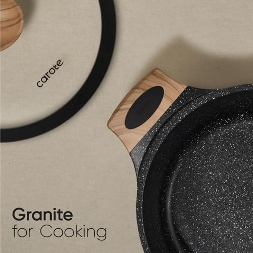 26PCS Pots and Pans Set Non Stick, Cookware Set Pots and Pans 26 Piece Black