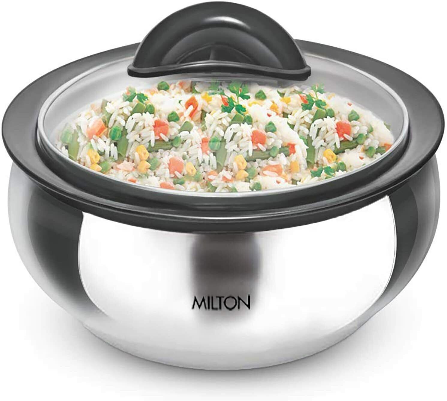 Milton Thermo Stainless Steel Insulated Casserole Keep Hot/Cold Serving Dish – 2