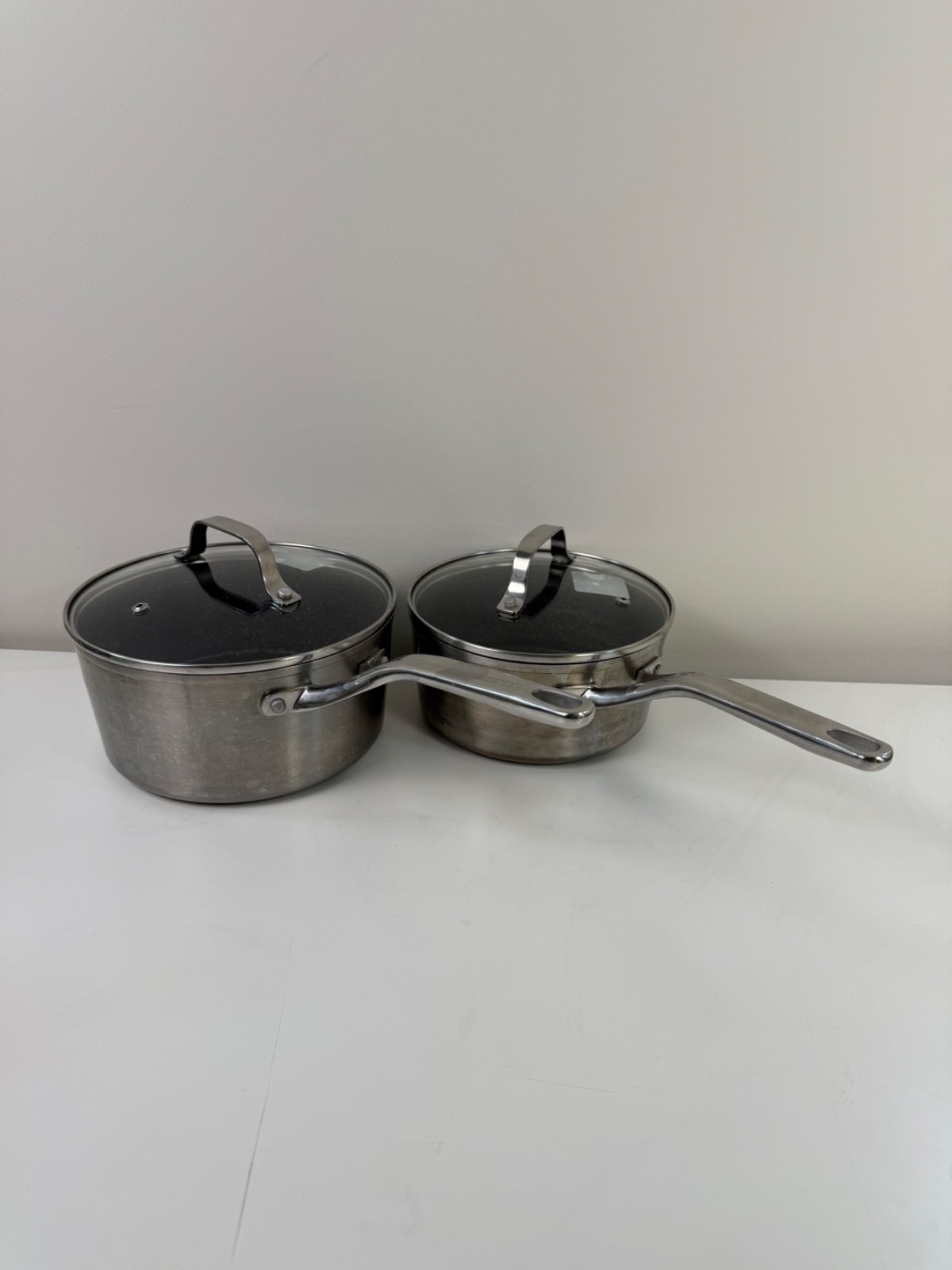 Starfrit The Rock Pot Set With Lids 2 Pieces- Non stick