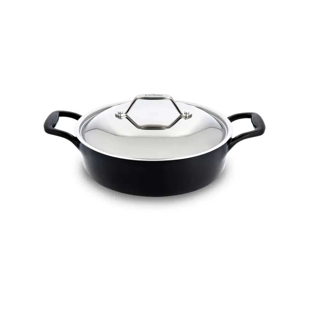 All-Clad Cast Iron 11-in Enameled Square Grill, Induction Compatible