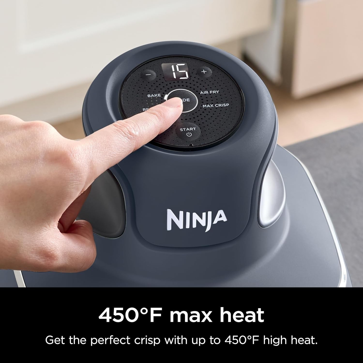 Ninja Crispi 4-in-1 Portable Glass Air Fryer Cooking System, 1500W 4QT & 6-Cup