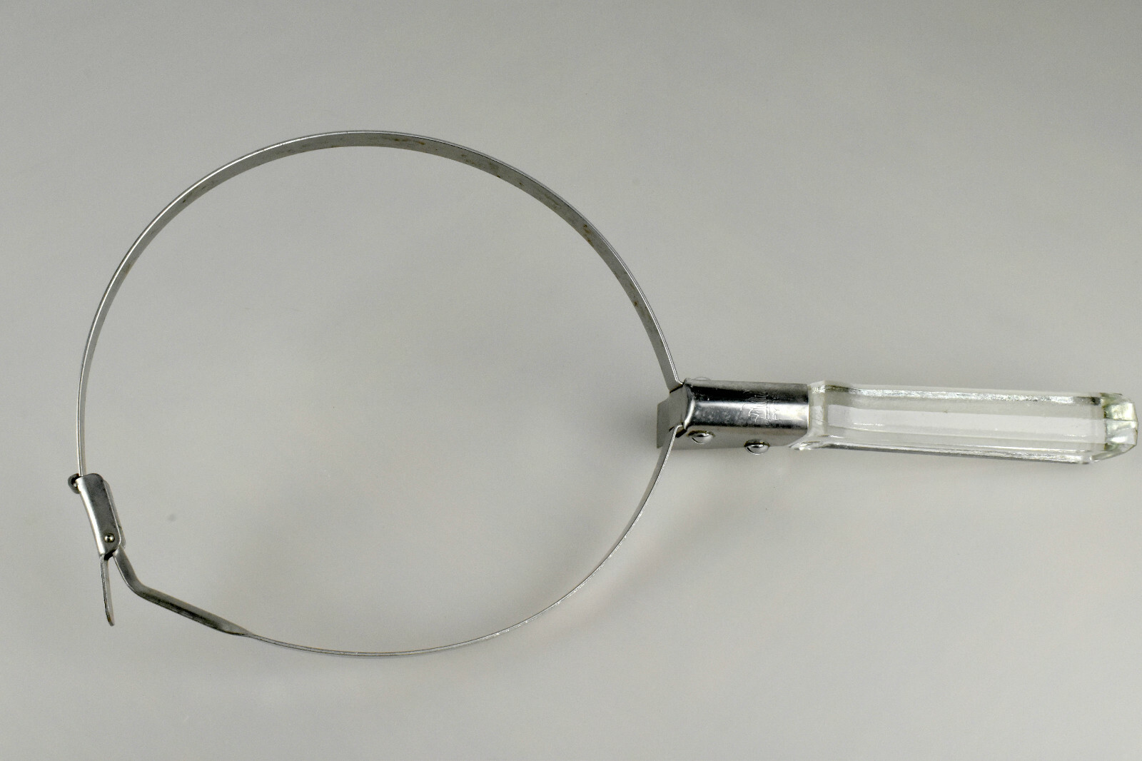 Vintage Pyrex Pot/Pan Flameware Replacement Part Glass Handle & Ring 6″