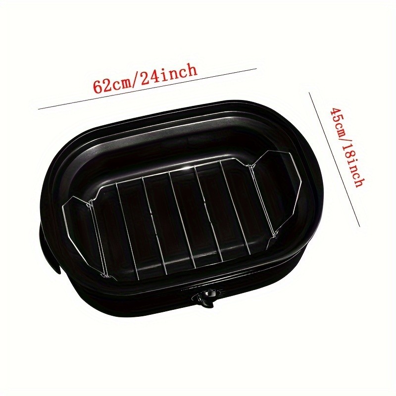 16QT 1450W Electric Roaster Oven Large Capacity Turkey Roaster Cooking Baking US