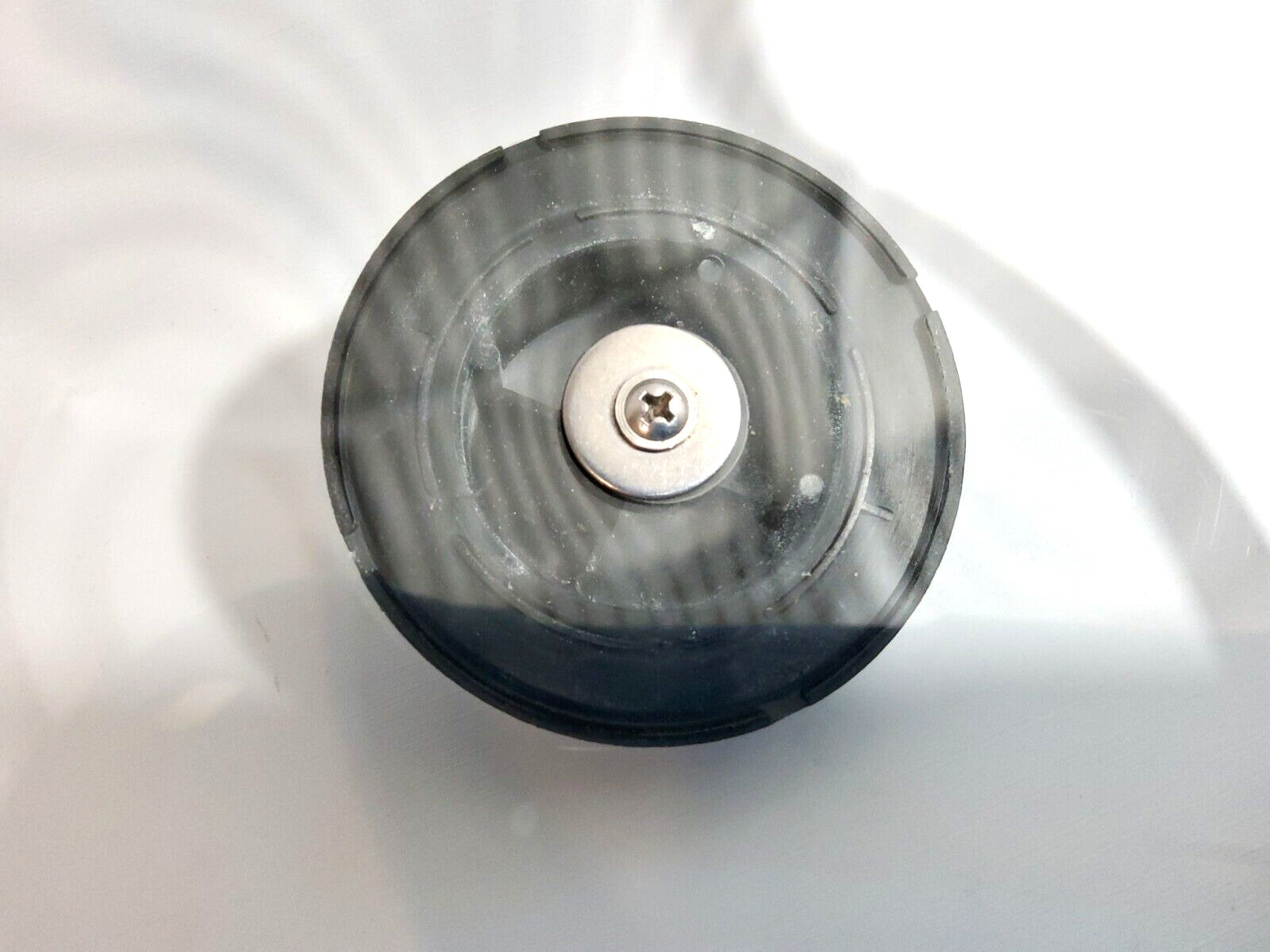 Replacement Glass Metal Cooking Pot Lid with Black Plastic Knob About 7 1/8″