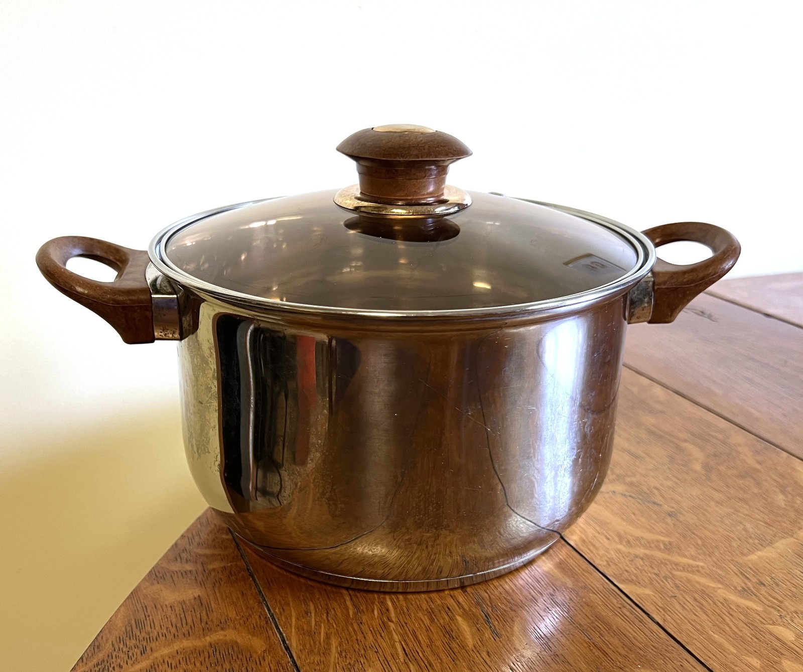 Uniware Stainless Steel Cookware Set Pots Pans & Frying Pan ~ Set of 4 with Lids