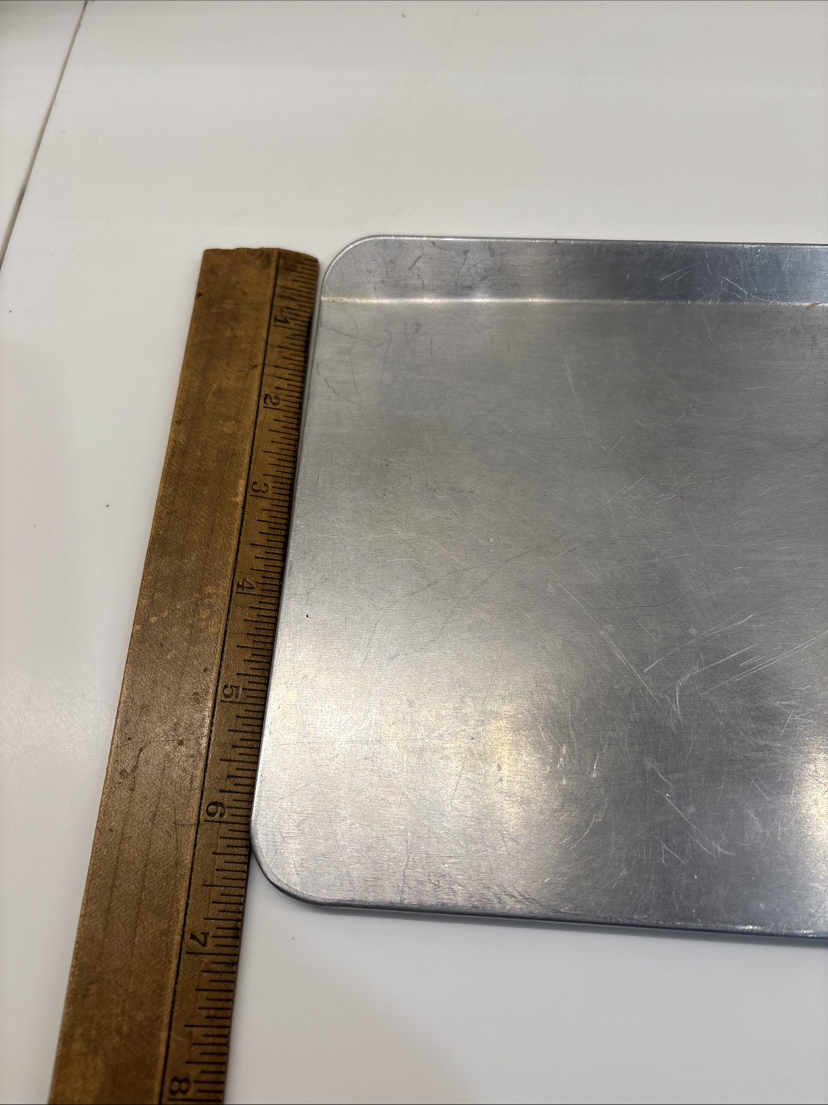 Vintage 1950’s Small 10”X 6½” Aluminum Miniature Cookie Sheet