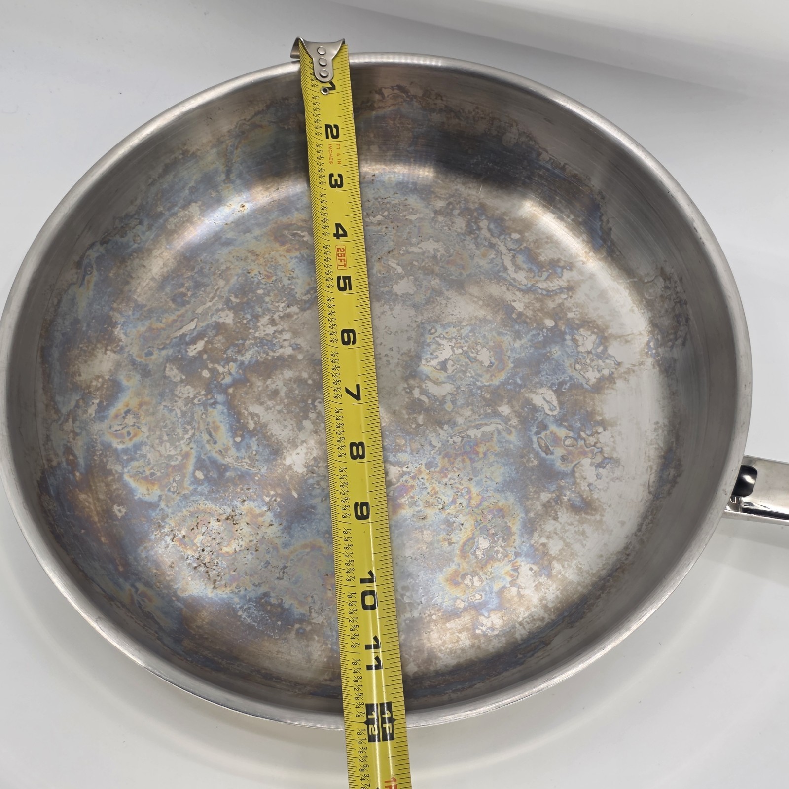 Cutco Cookware 12″ Frying Pan Saute Skillet 5-ply Stainless Steel Made In USA