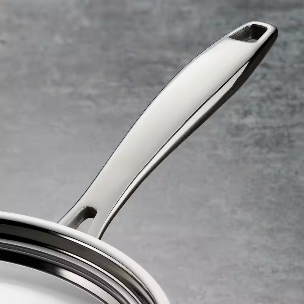 Gourmet Tri-Ply Clad 2 Qt. Stainless Steel Sauce Pan with Lid