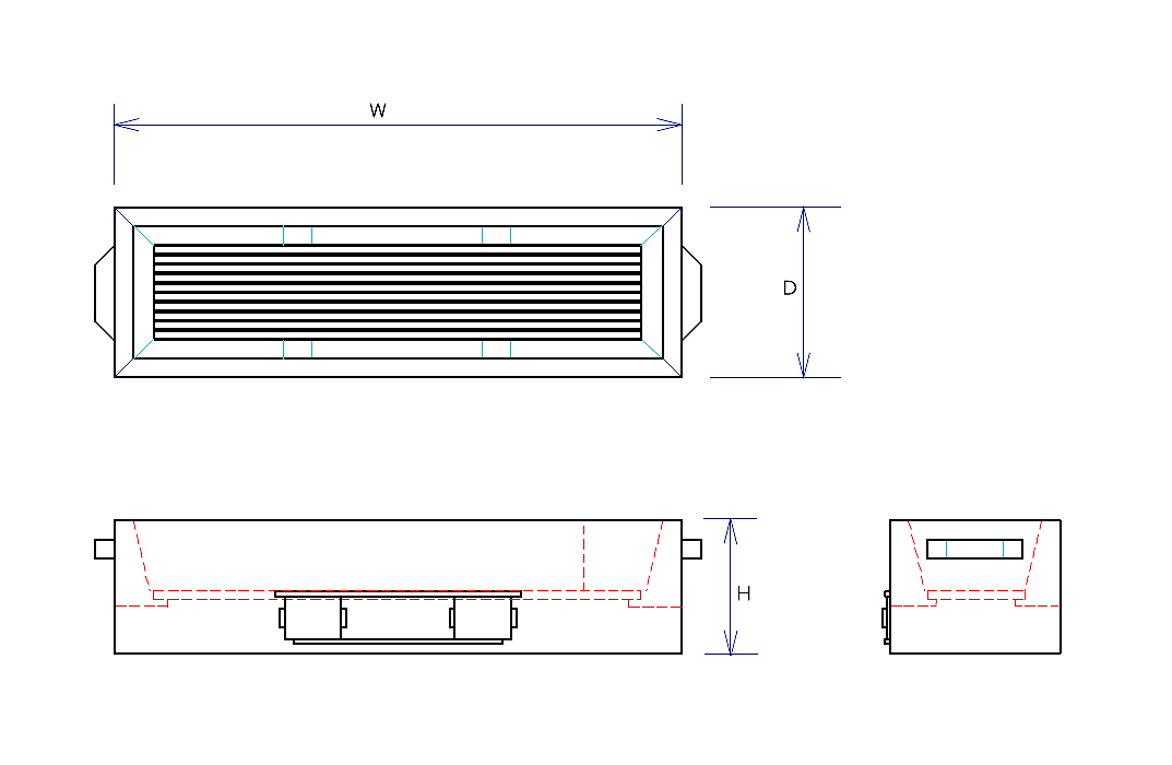 Japanese Yakitori BBQ Stainless Charcoal Grill Barbecue Hibachi Konro 90 x 18cm