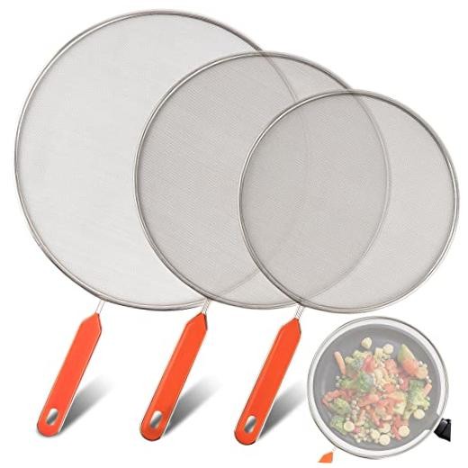 Roe & Moe Splatter Screens – Stainless Steel Splatter Screens for Frying Pan