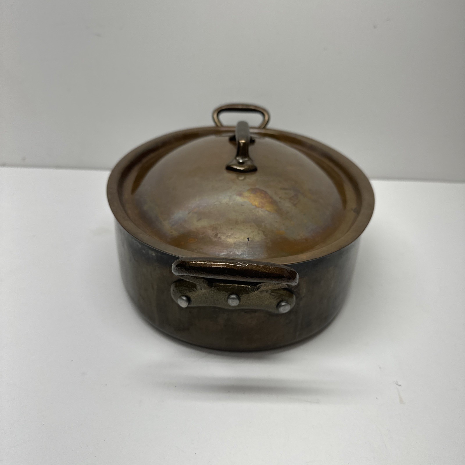 William Sonoma Mauviel Oblong Braising Stew Pan Double Handle With Lid