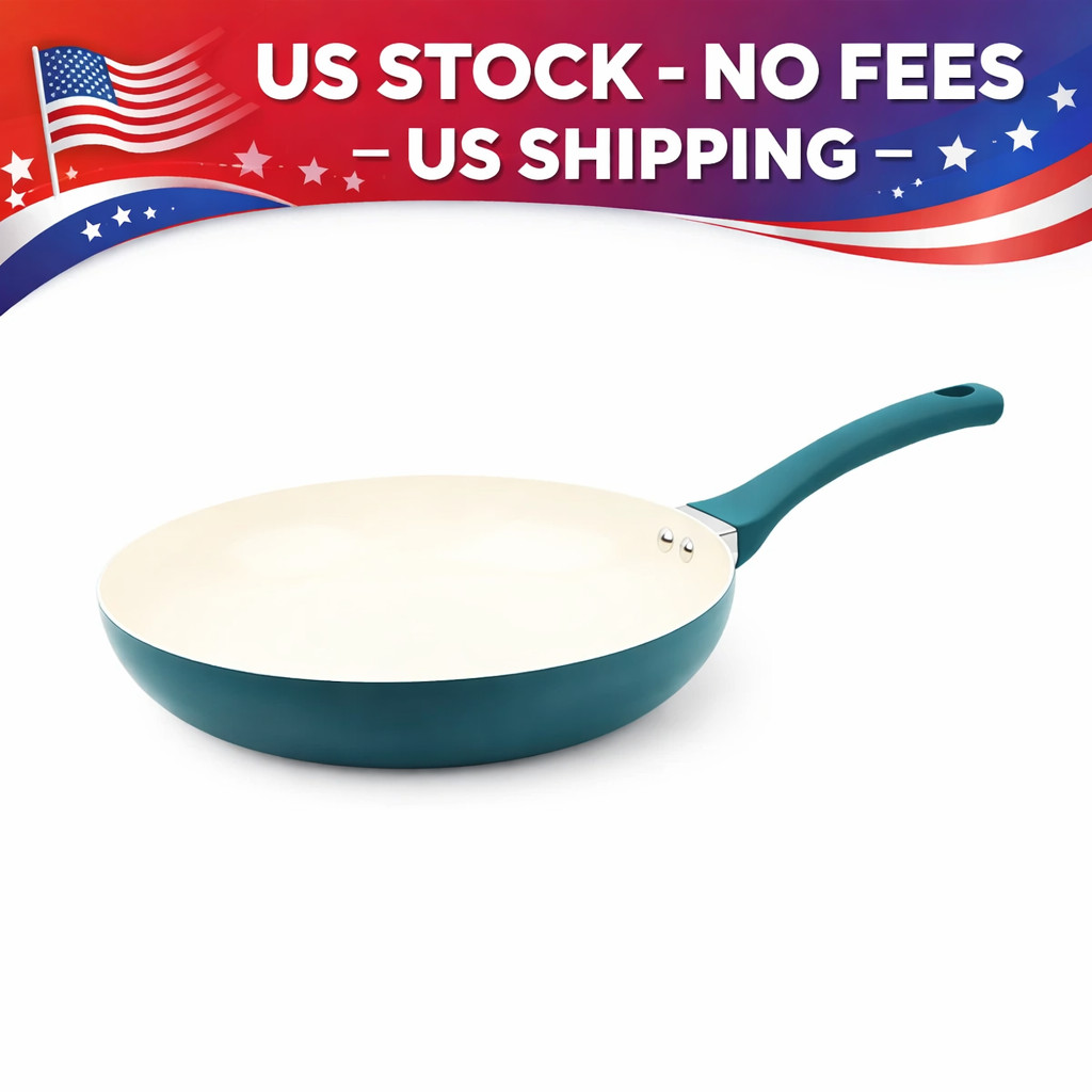 Mainstays 12 Inch Ceramic Nonstick Fry Pan Aluminum Skillet Durable