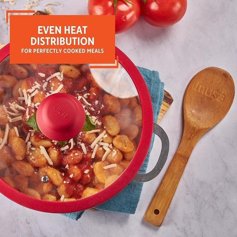 Durable Ceramic Caldero Cooking Pot 3.2qt Even Heat Retention Versatile Tool New