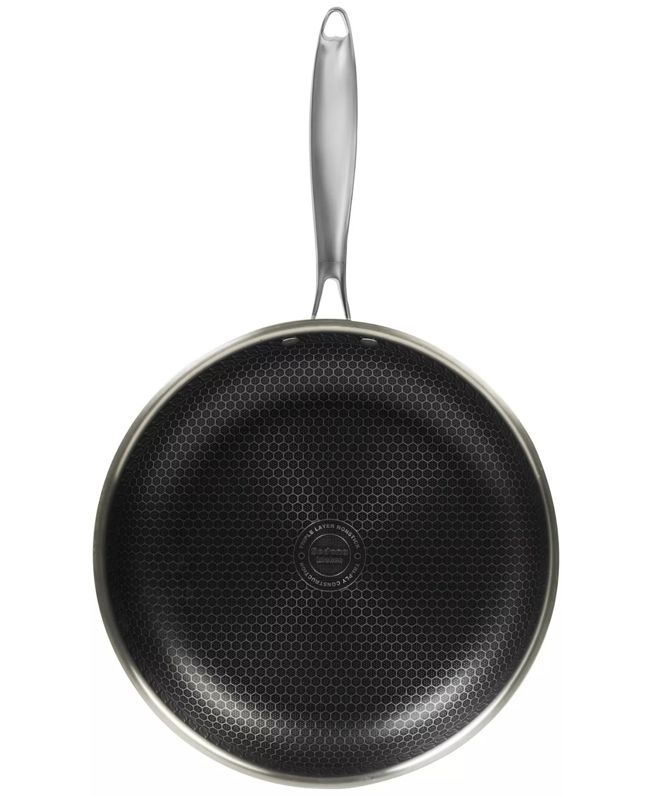 121$ Sedona Kitchen Glidesteel 12″ Nonstick Stainless Steel Frypan