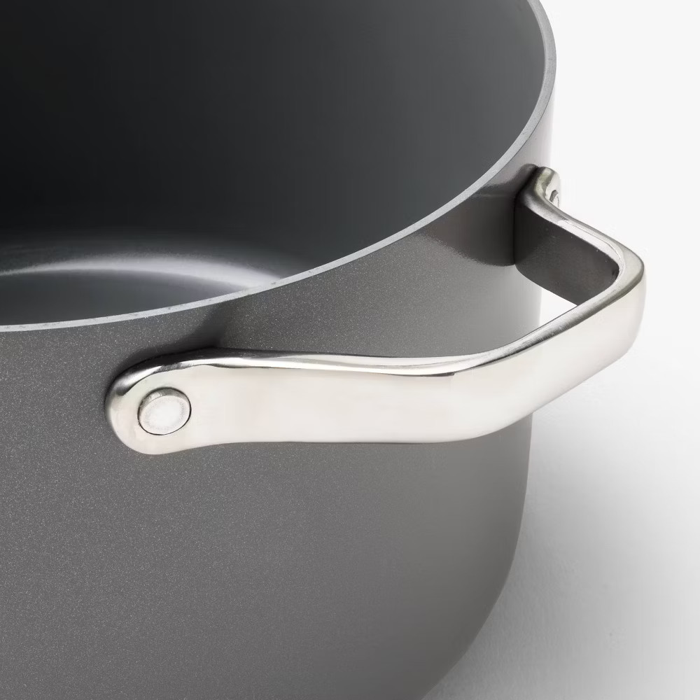 16pc Nonstick Ceramic Coated Aluminum Cookware Set Dark Gray – Figmint