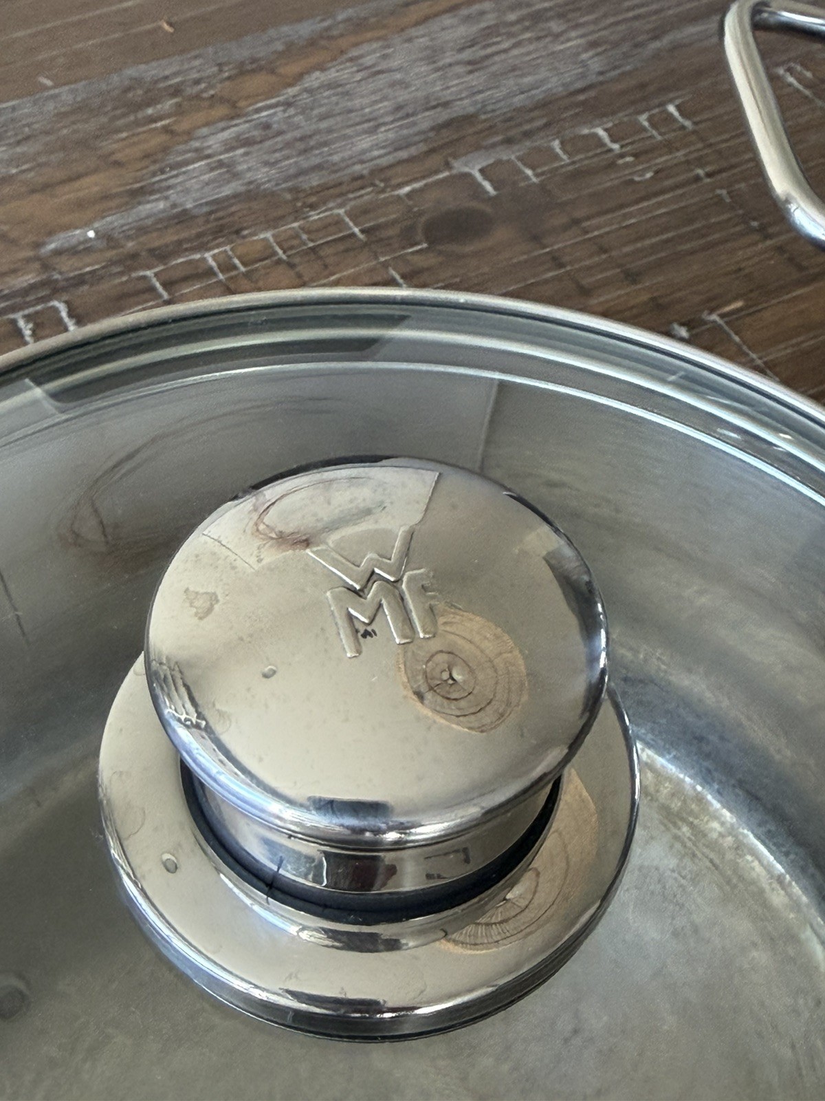 WMF 2.25 qt and 3 qt Transtherm Cromargan 18/10 Stainless St Pot Elect Gas Induc