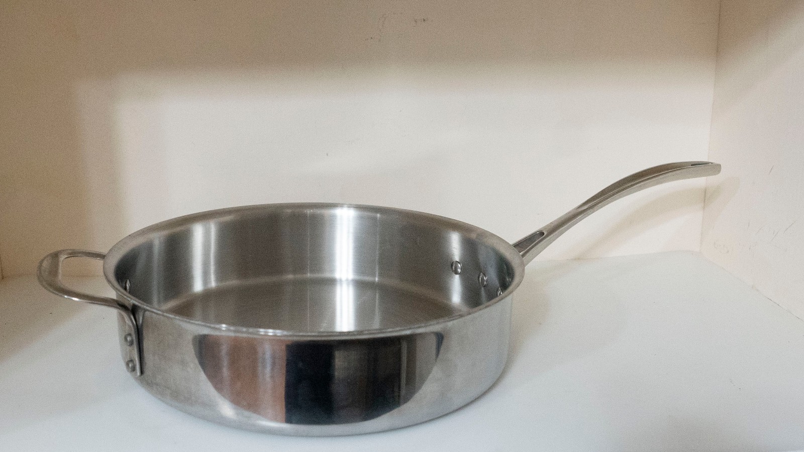 Calphalon 5003 Stainless Steel 3 Quart Skillet Sauté Frying – No Lid