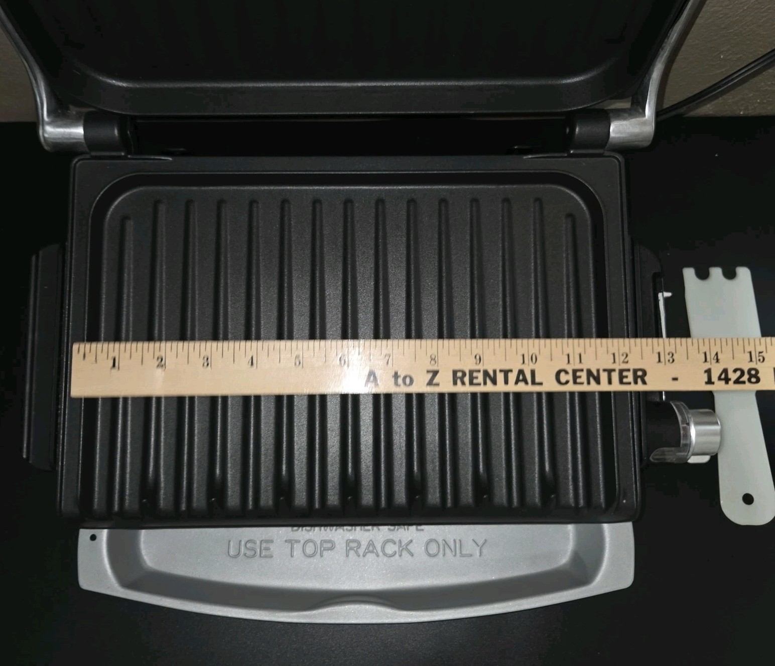 George Foreman Lean Mean Grilling Machine GR86 Drip Tray & Cleaning Tool