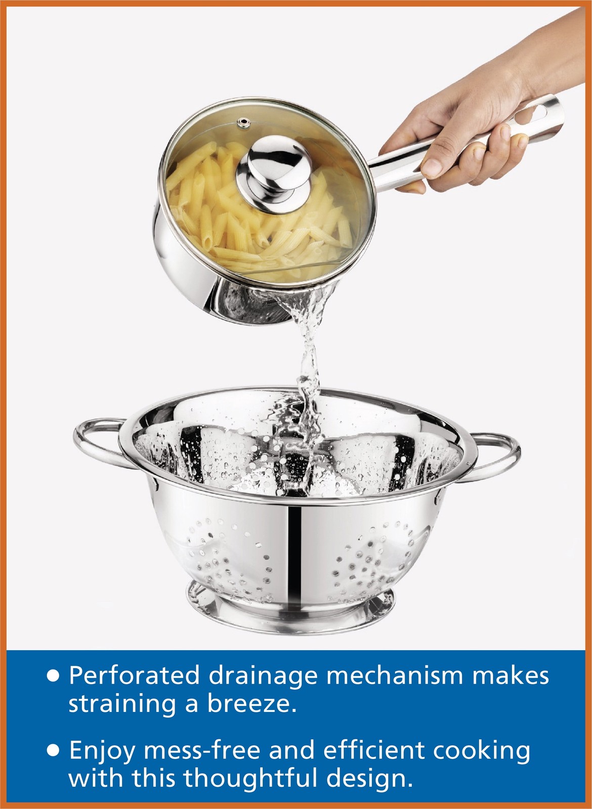 Tri Ply 3 Qt Stainless Steel Saucepan W/ Lid Induction Ready & Stay Cool Handle