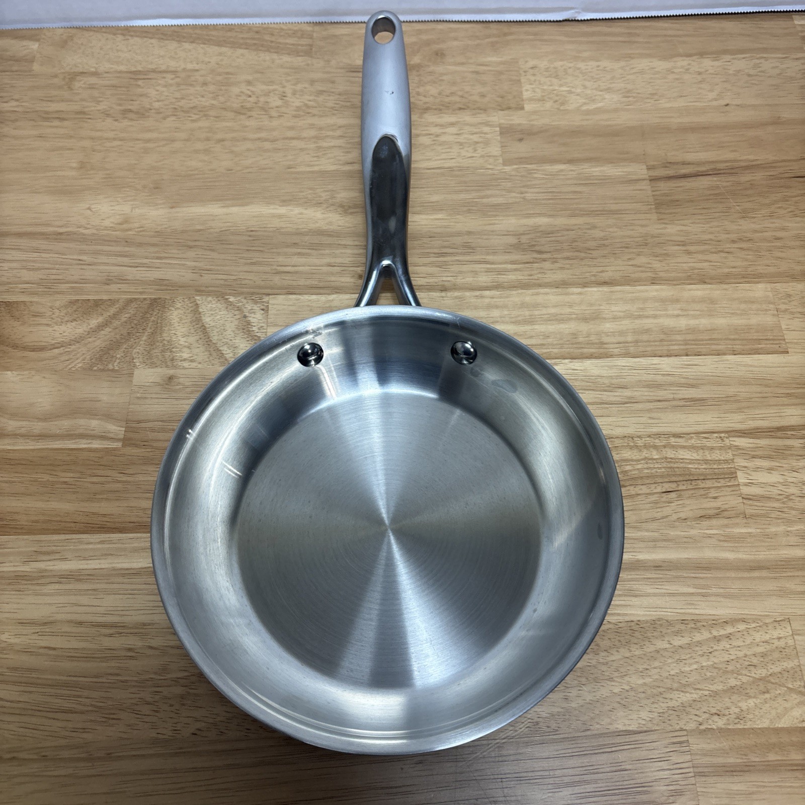 Pampered Chef 8 inch Stainless Steel 42H Skillet Frying Pan Sauté Omelet