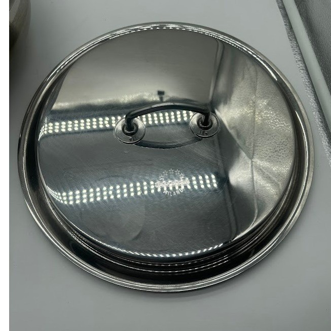 Silga Design Milano Teknika 18/10 Stainless Steel 28cm Casserole Pan with Lid