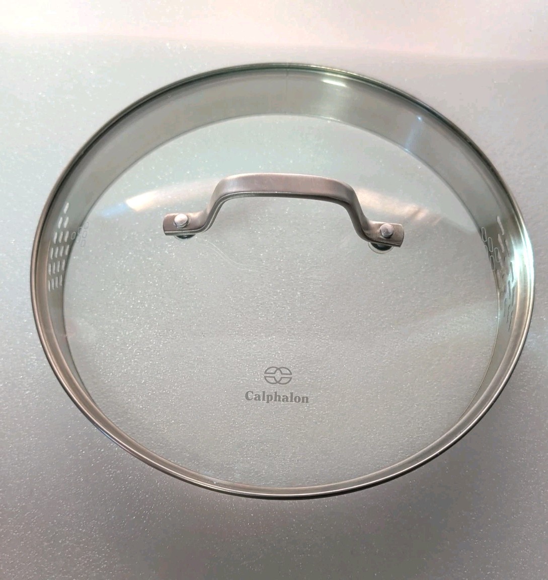 Calphalon Replacement Pour & Strain Pot Lid 10.5 Outer Measurement 9 3/4 Inner