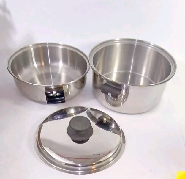 Vintage Permanent STOCK POT & DOME LID 5PLY MULTI CORE STAINLESS STEEL USA