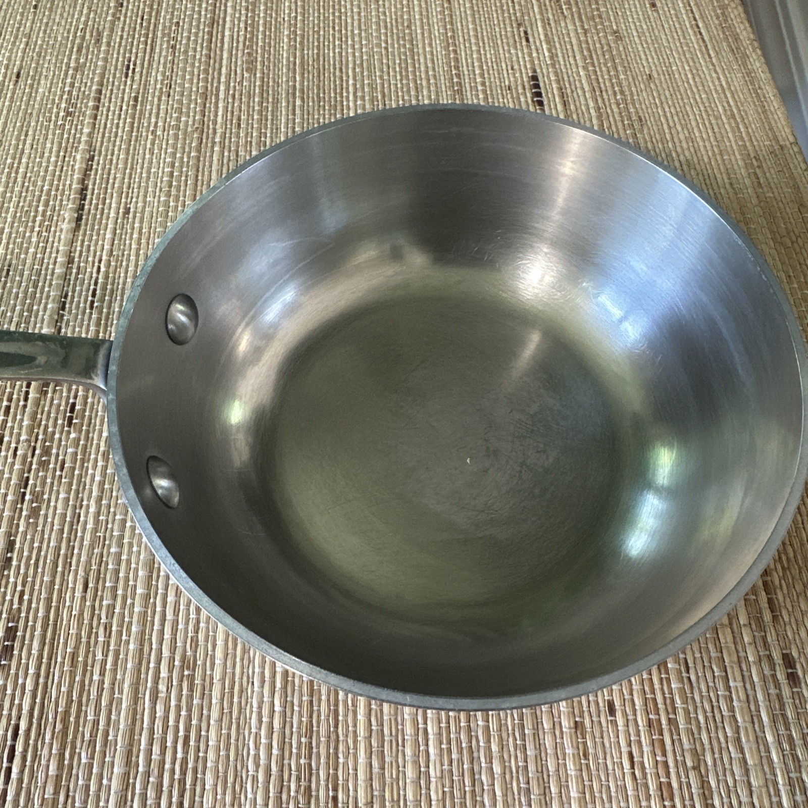 All-Clad Set Of 3 Stainless Steel 8” Stainless Steel Pan 2 Sauce Pans No Lids