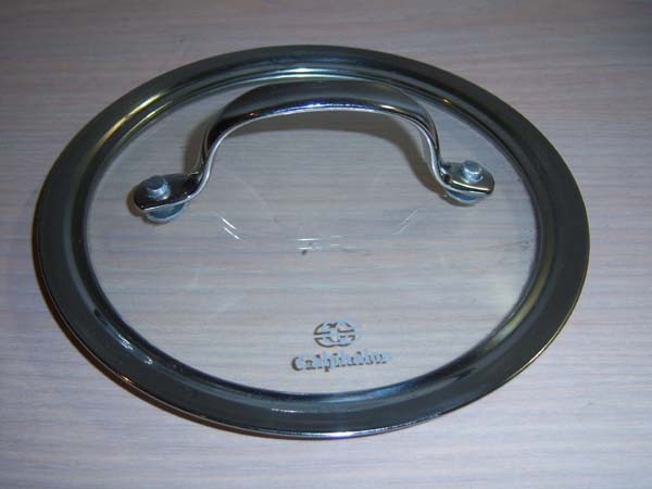 Calphalon Signature Stainless Steel Glass 6 Inch Everyday Pan Lid Only *CLEAN*