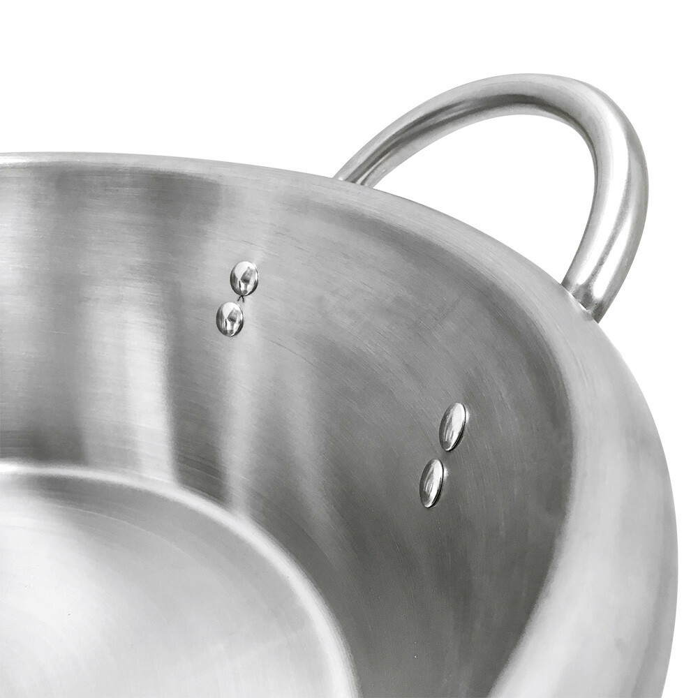 Portable 16″ Cazo LARGE Flat 5″ Deep Base Cooking Pot Pan Tall Wok Caso Carnitas
