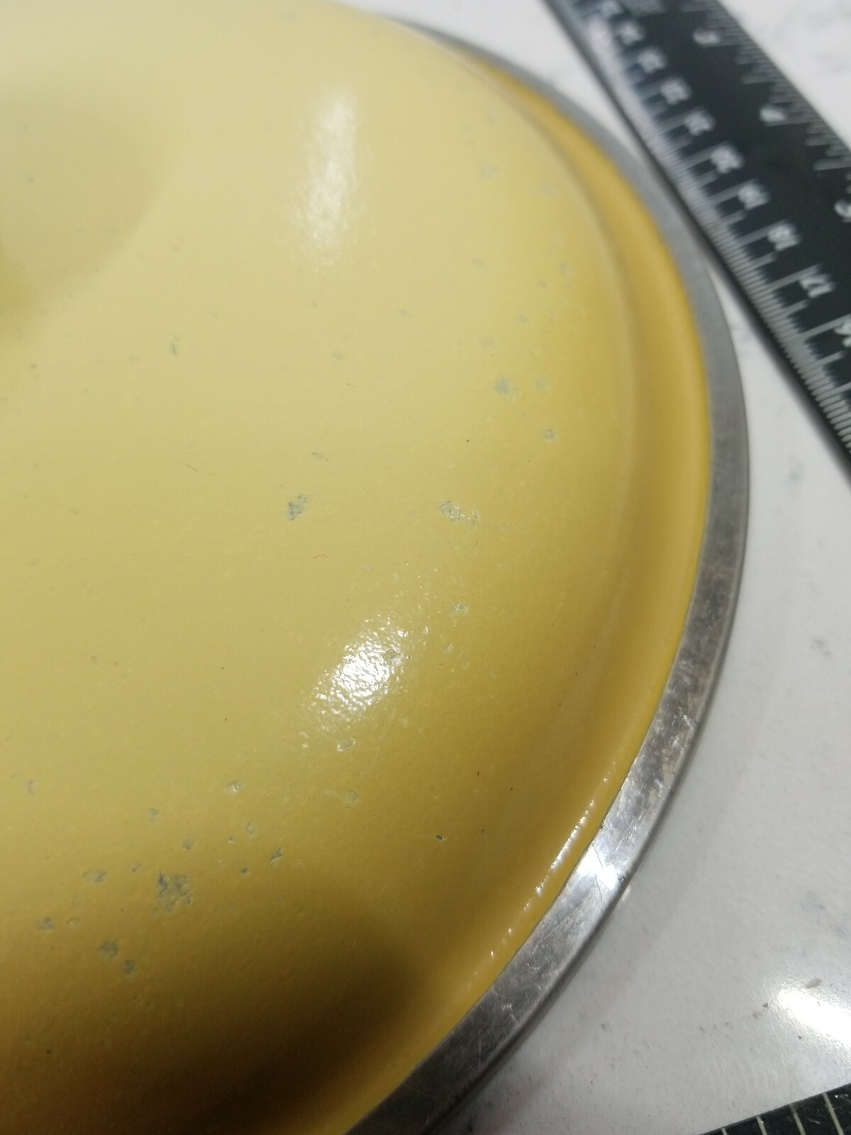 Club Yellow Harvest Gold Replacement saucePot Pan Skillet Lid 8 3/4″ Round