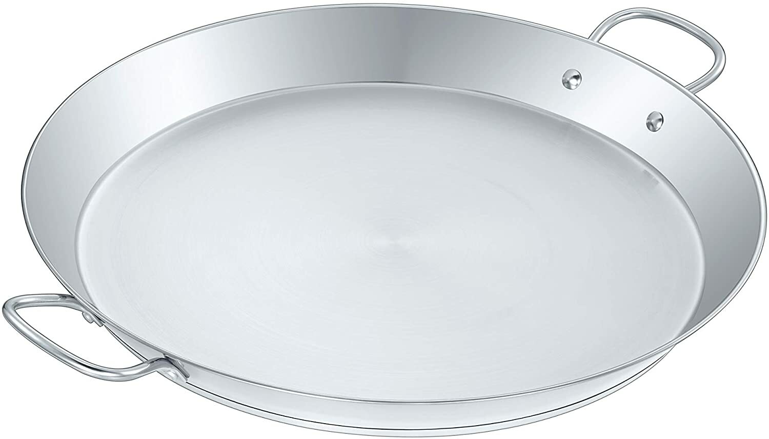 CONCORD Premium Stainless Steel Paella Pan with Heavy Duty Triply Bottom