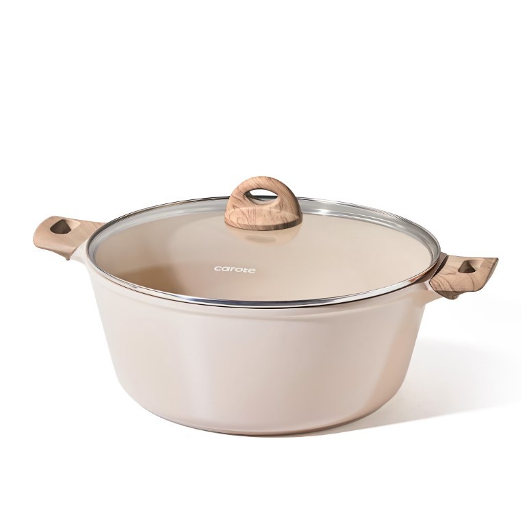 Carote Nonstick Ceramic Nonstick Dutch Oven, Non Toxic Stockpot with Lid NEW