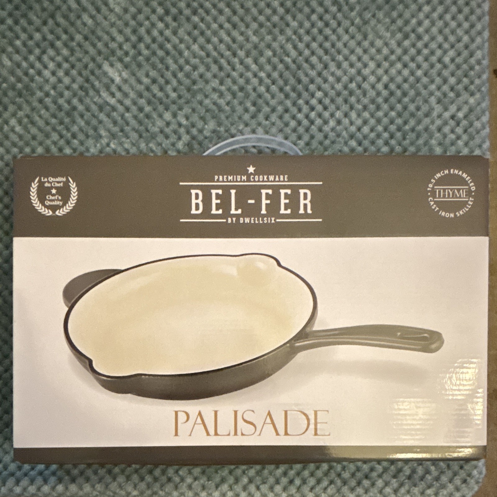 BEL-FER Palisade 9.5in Enameled Cast Iron Skillet Induction 500°F