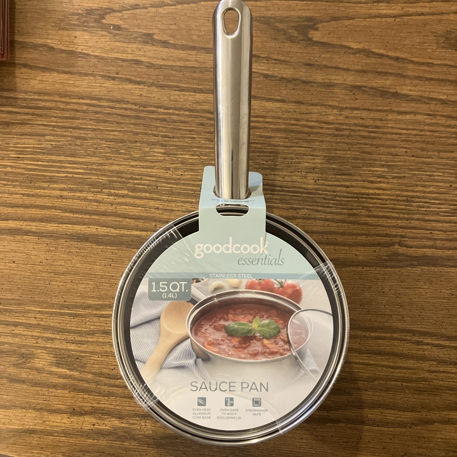 Goodcook Essentials Stainless Steel Sauce Pan 1.5 QT. (1.4)