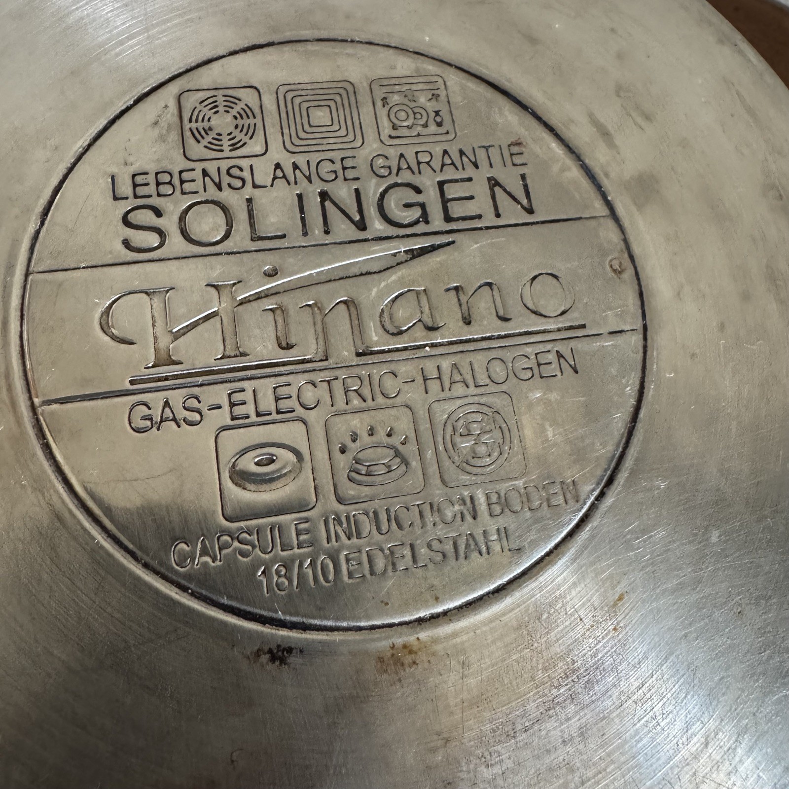 RARE Solingen 1.5qt. saucepan with lid / Gas-Induction-Electric-Halogen / H.Q.