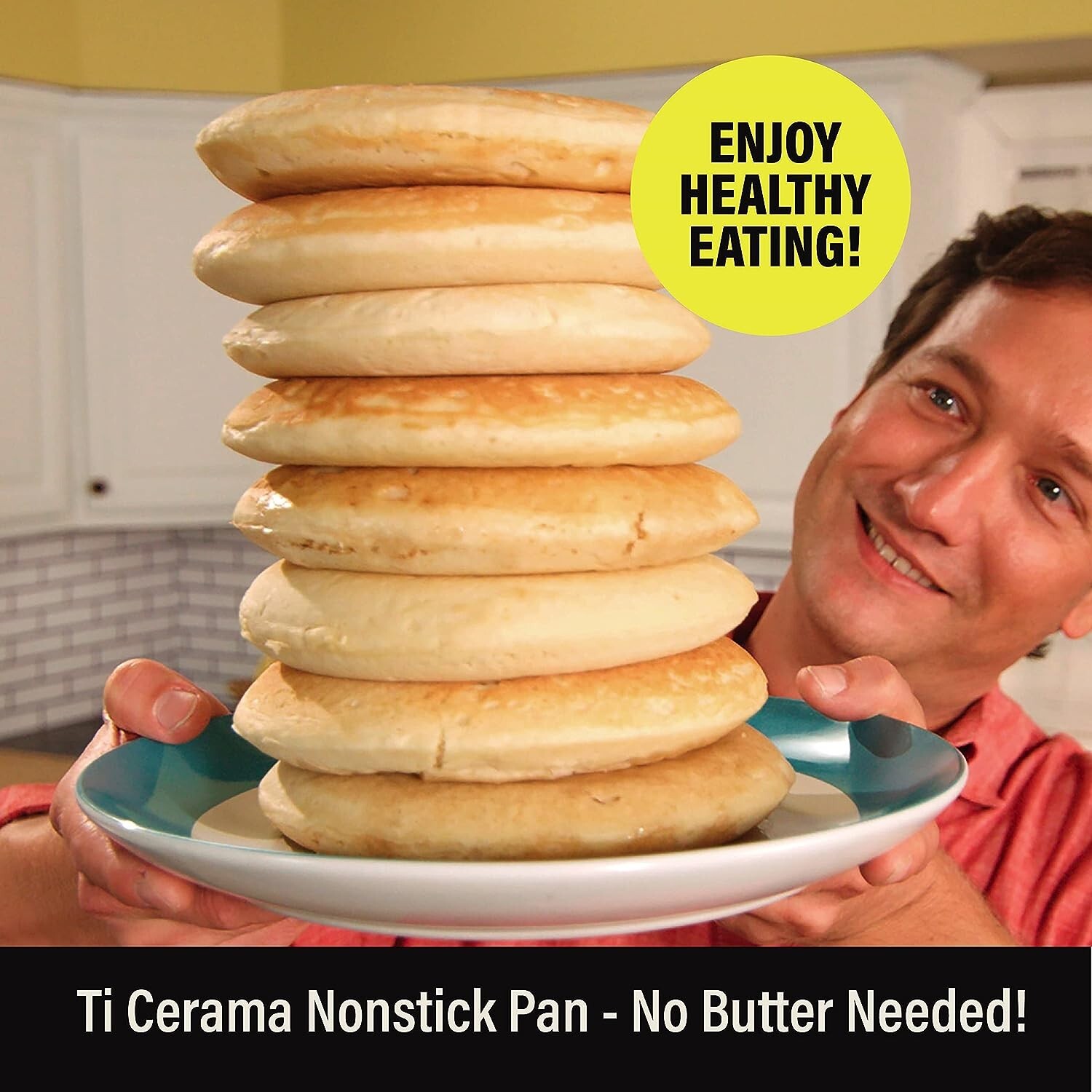 Gotham Steel Pancake Pan Nonstick Double Sided Pan Flip Pancake Maker