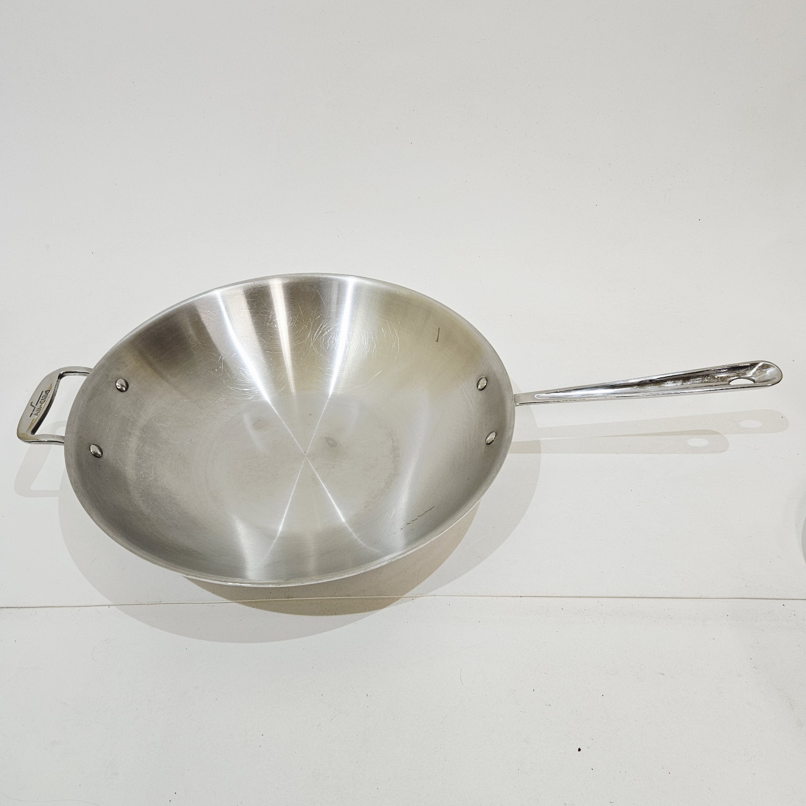 All-Clad D3 Stainless Steel 14 Inch Wok USA Made 1591922